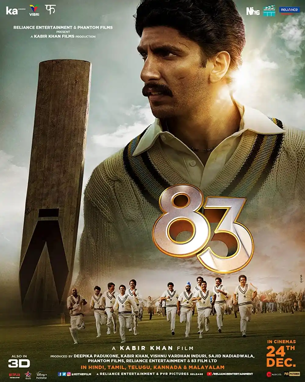 Download 83 (2021) Hindi Full Movie WEB-DL 480p | 720p | 1080p