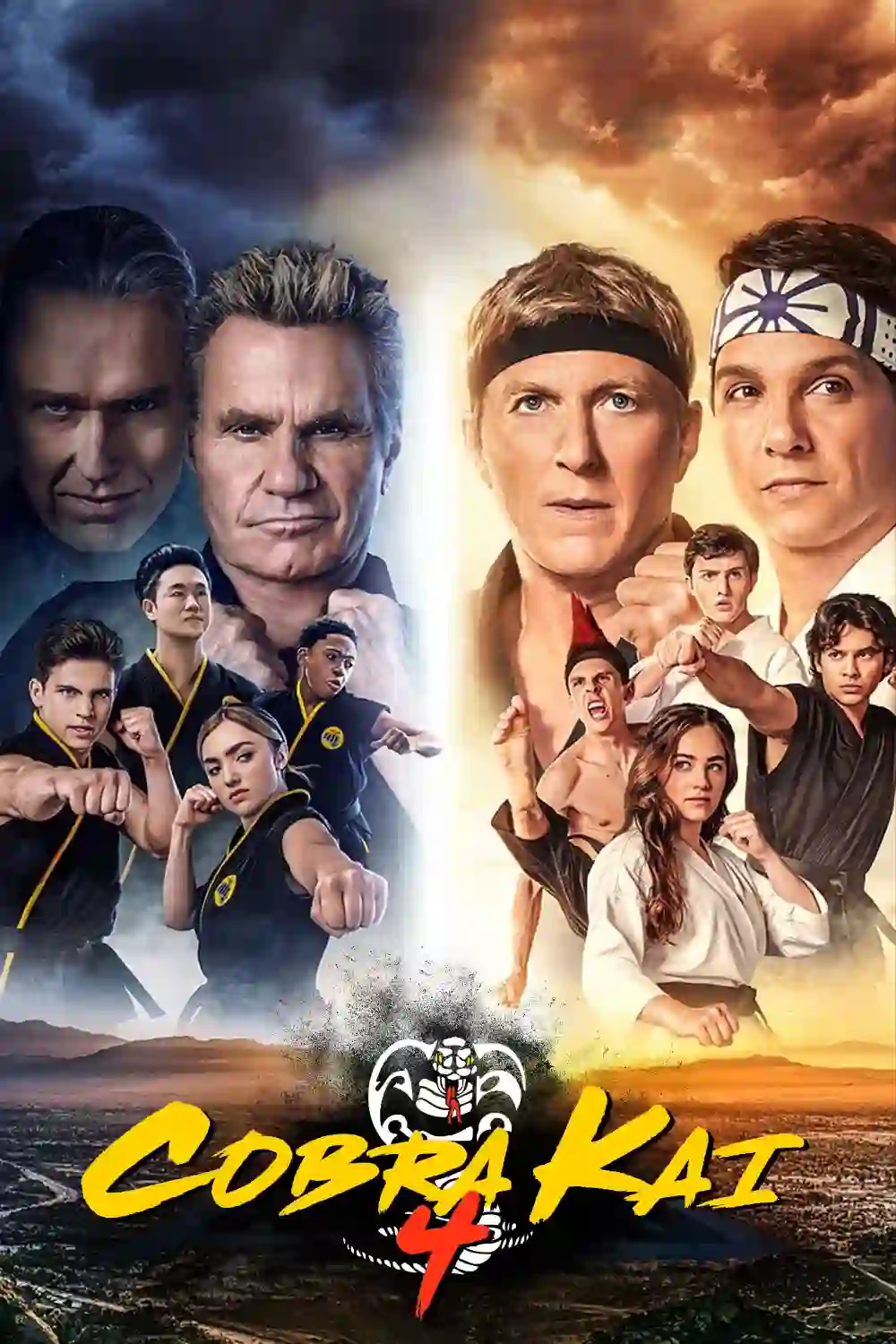 Cobra Kai – Netflix Original (2021) Season 4 Dual Audio {Hindi-English} 480p [150MB] | 720p [300MB] WEB-DL