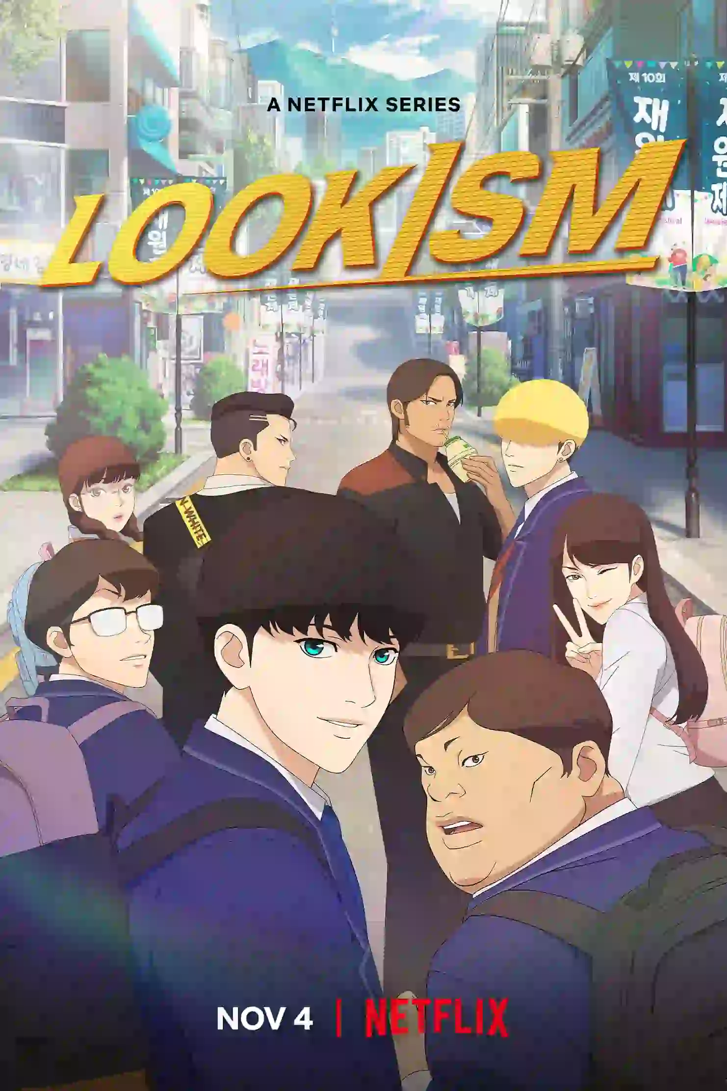 Lookism – Netflix Original (2022) Season 1 Dual Audio {Hindi-English} Anime Series 720p HEVC WEB-DL