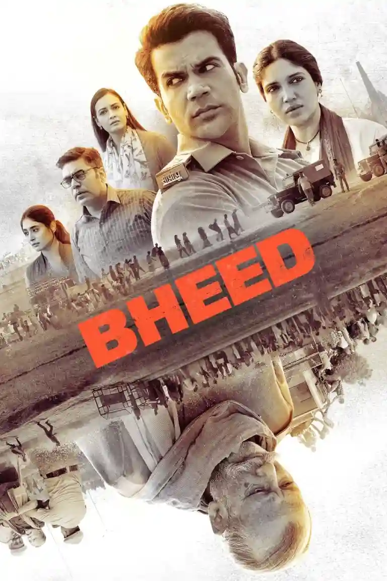 Download Bheed (2023) NF WEB-DL [Hindi DD5.1] Full Movie 480p [350MB] | 720p [900MB] | 1080p [3GB]
